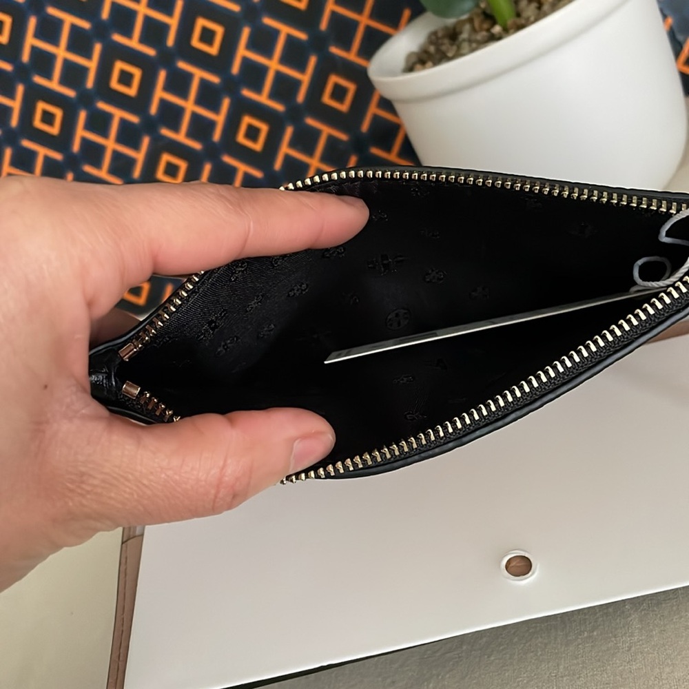 Nwt , Tory Burch Blake Color Block Slim Wallet Bl… - image 4